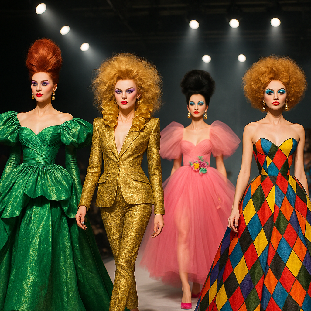 Photo of a silhouette of 2 dancers posing in front of a red curtain.